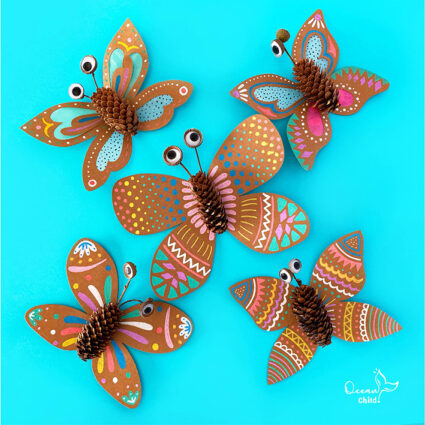 Create this amazing butterfly sun catcher spoon puppet! - Ocean Child ...