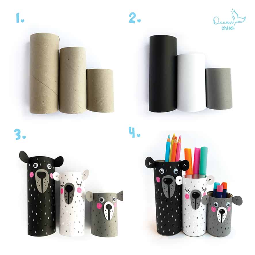 Rainbow Recycled Tin Can Pencil Holder : 3 Steps (with Pictures