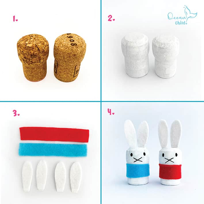 Step-by-step Miffy craft instructions in pictures