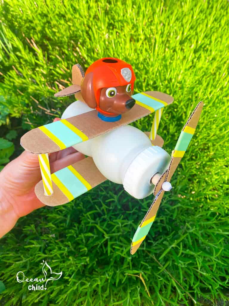 Paw patrol airplane craft for kids