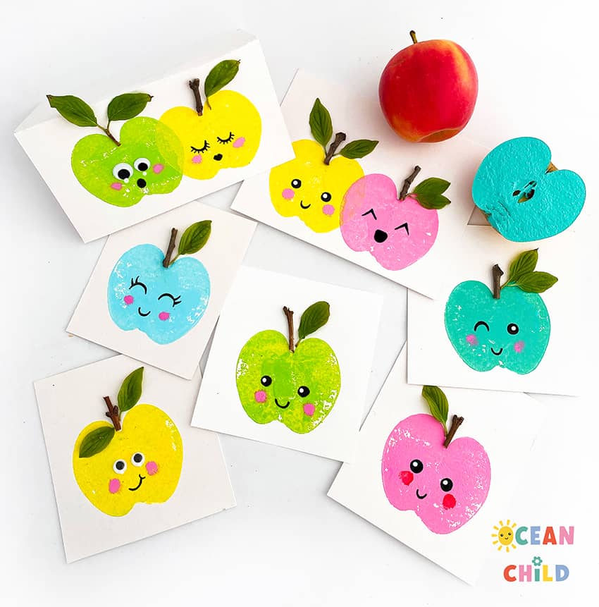 Apple greeting cards or invitations DIIY 