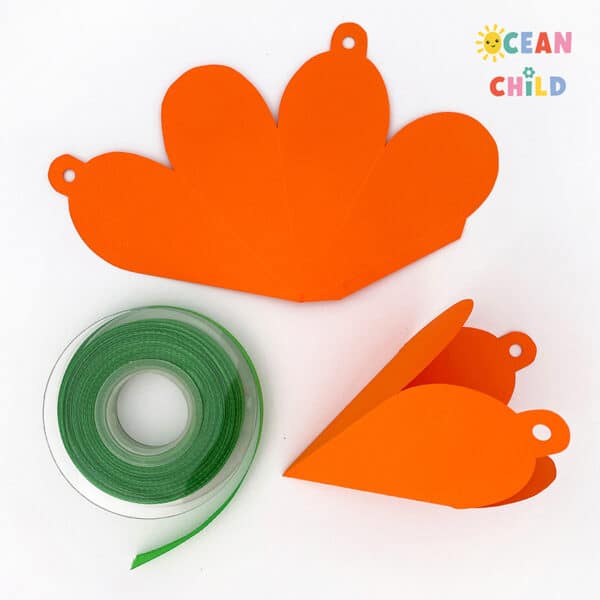 DIY Easter garland, bunnies, and carrots + free craft printable ...