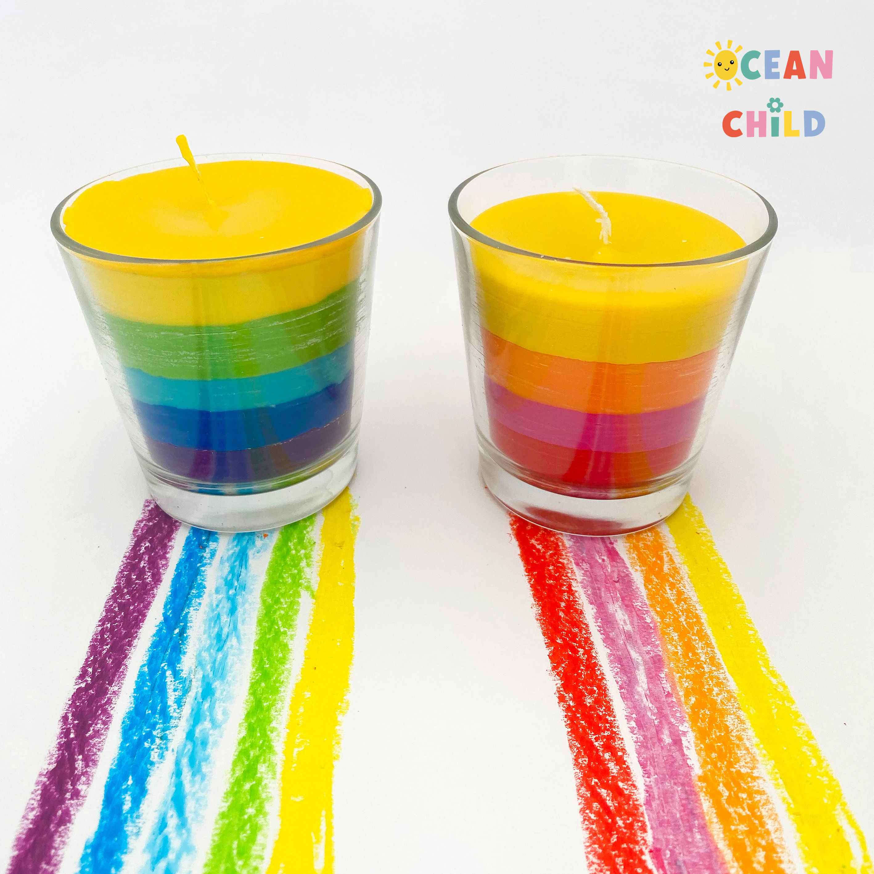 5 steps to create DIY crayons candles with kids at home