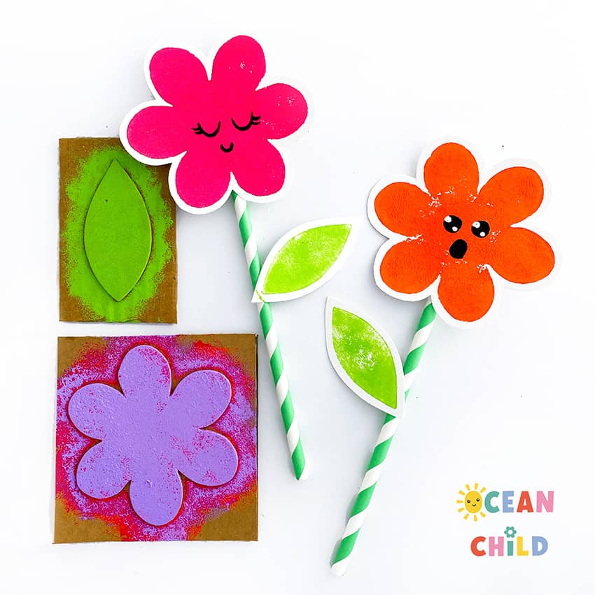 Flower craft for Mother's Day
