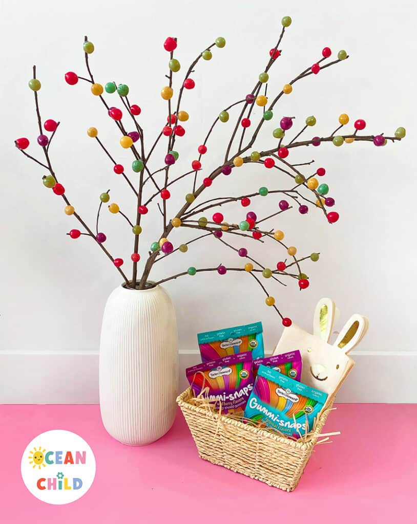 Jellybean tree Easter craft activity