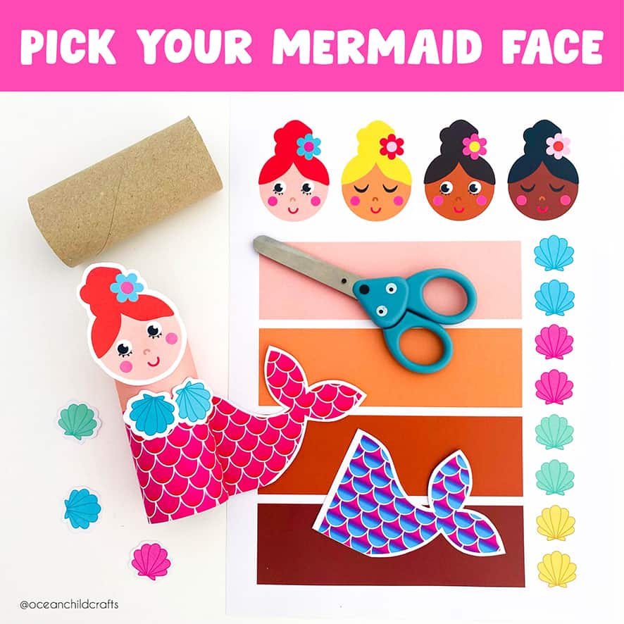 Pick your favorite mermaid tail