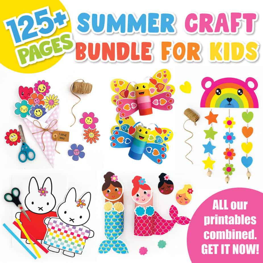 Activity bunle for summer kids craft bunle kids activities summer craft bundle