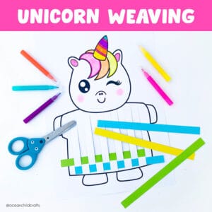 Unicorn printable preschool or kindergarten activity