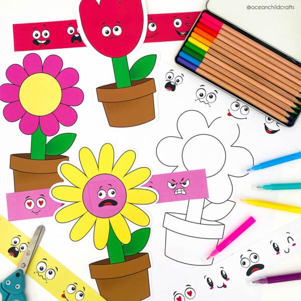 Emotions printable kindergarten