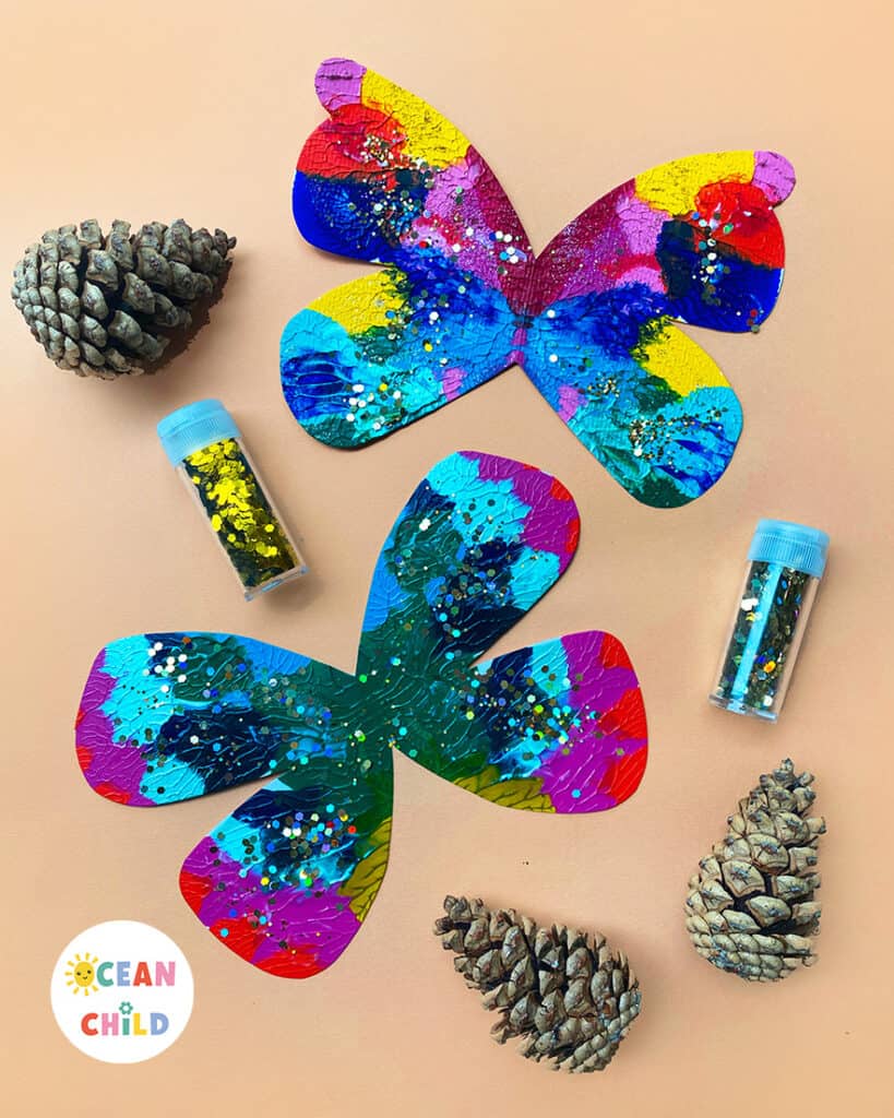 Pinecone fall craft for kids
