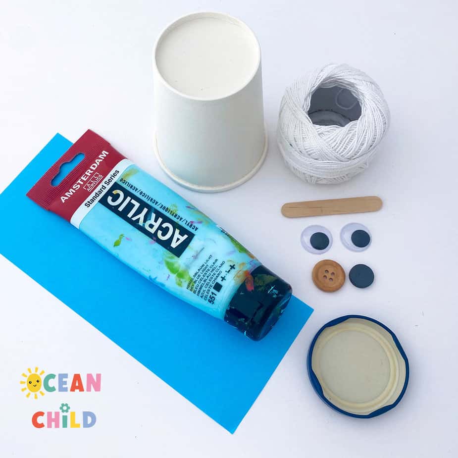 Paper Cup Shark Craft & DIY Fishing Game, Perfect for Shark Week (Free ...