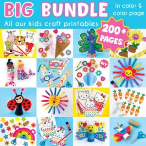 Craft Printable Activity Bundle for Kids Summer