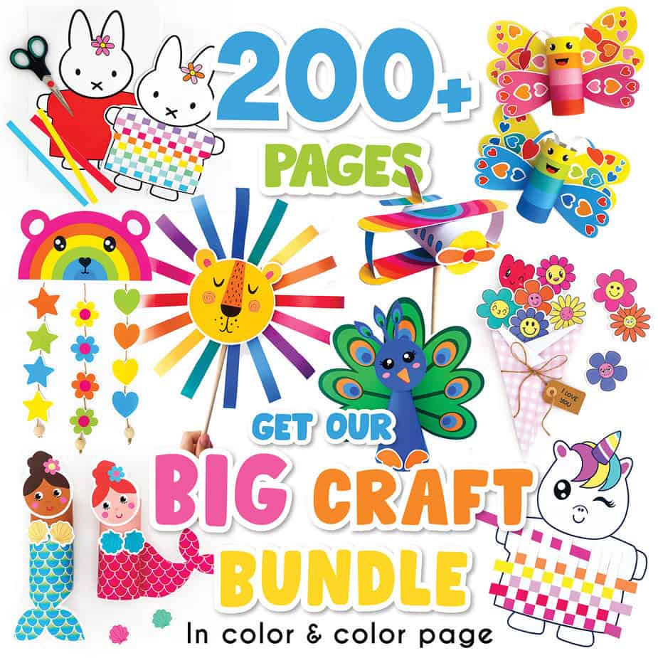 Craft Printables for Kids BIG printable bundle