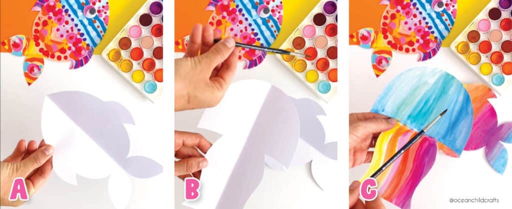 Symmetry Painting Craft Activity for Kids With Free Craft Printable