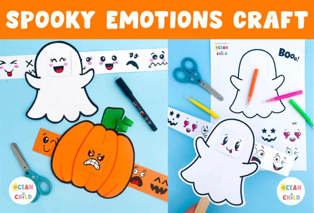 Fun Halloween Paper Craft Kids with Free Printable