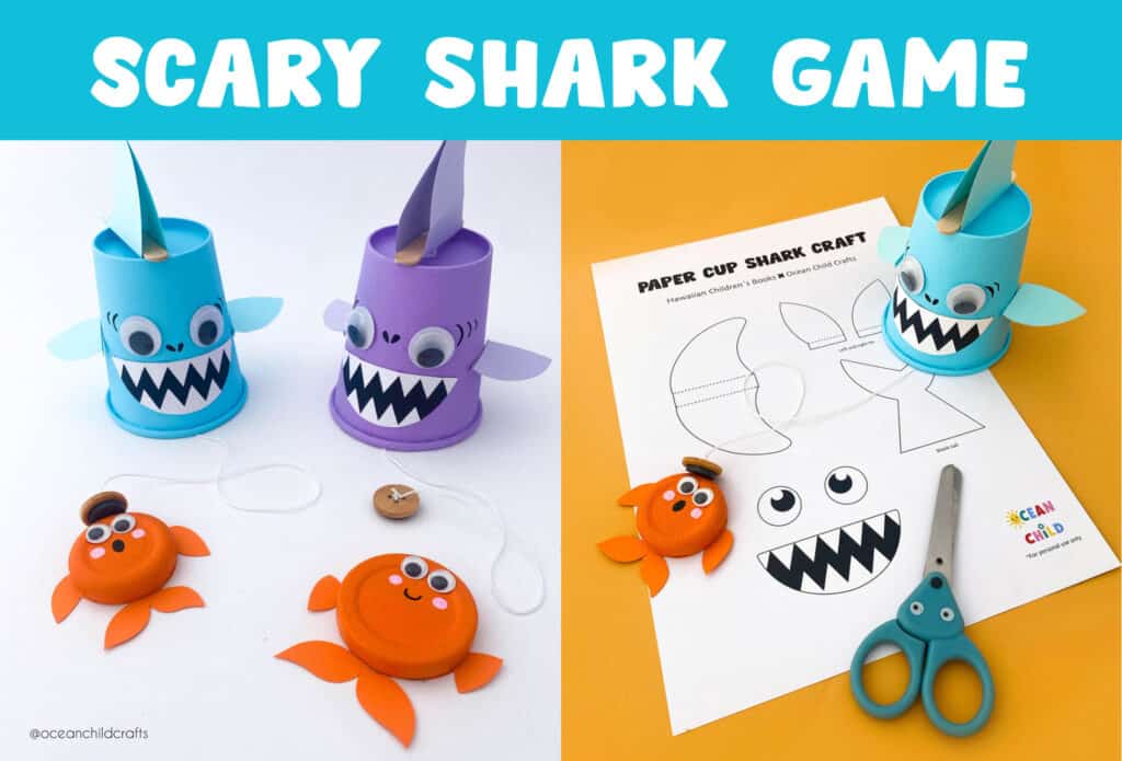 Scary Shark Craft Activity Kids