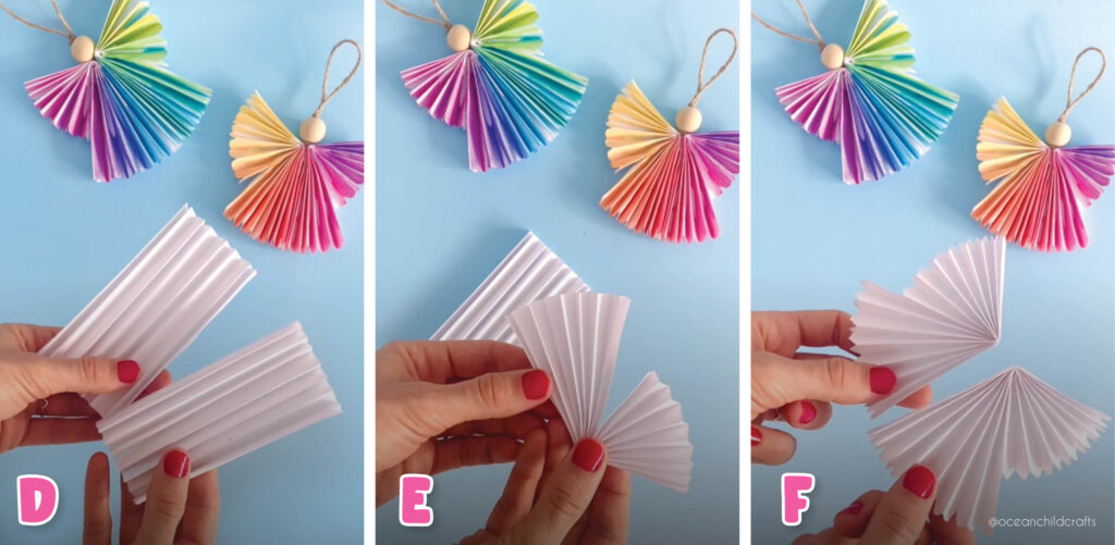 DIY Christmas Angels Craft Activity for Kids. Step by step instructions on how to make Christmas Angel Ornaments with Kids.