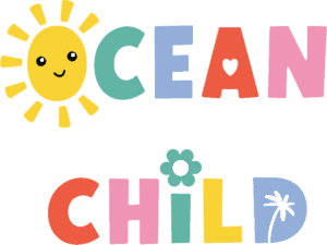 Logo for Ocean Child Crafts Creative Webpage for Kids