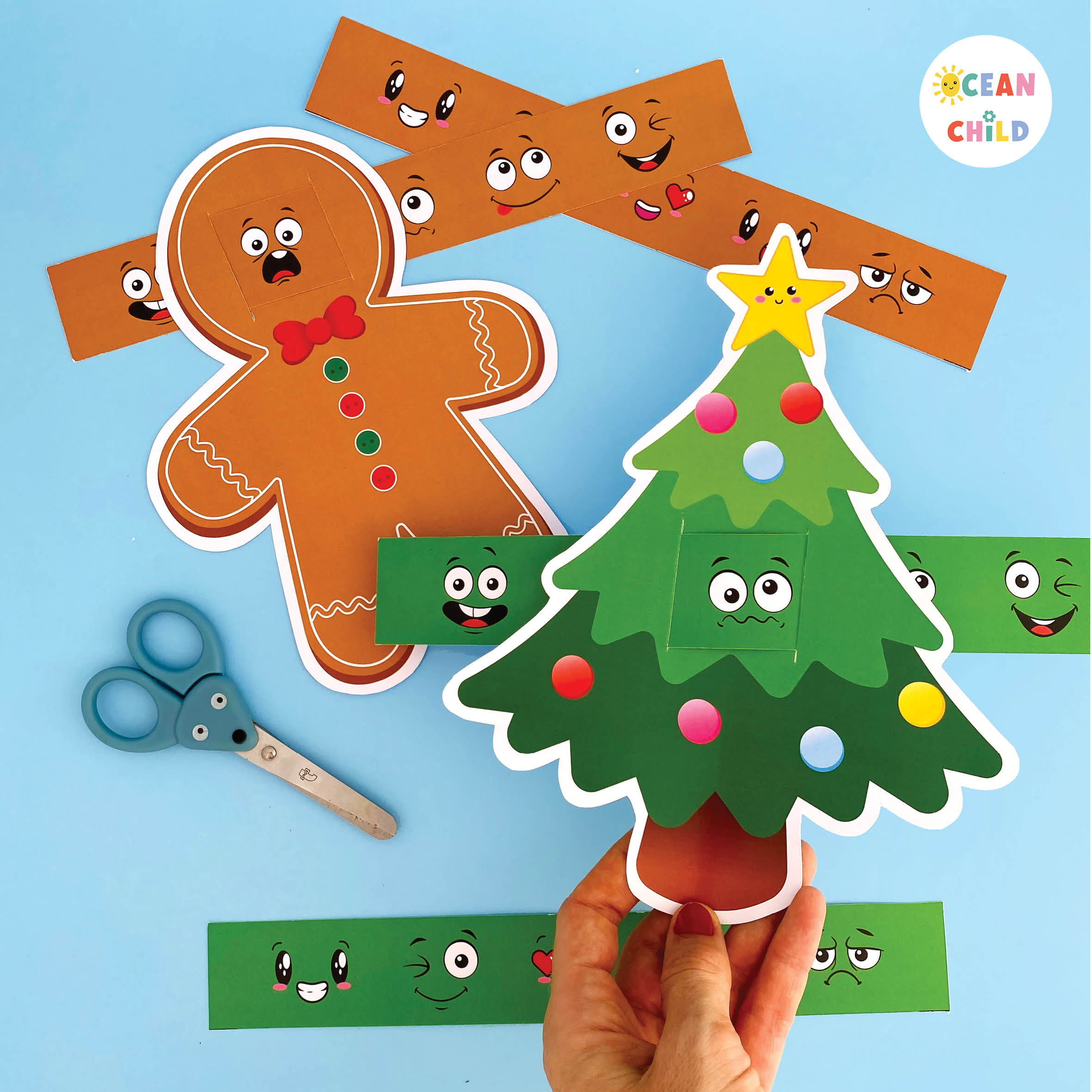 Craft template from easy gingerbread man craft.