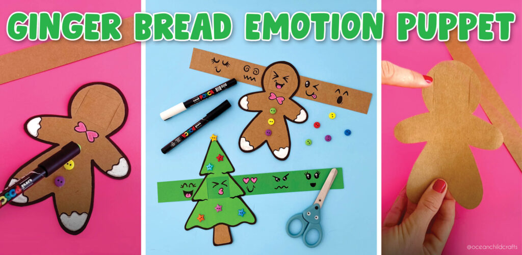 This is a fun kids' craft activity that involves making a paper gingerbread man with emotions. It will make you giggle.