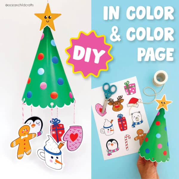 Decorate A Christmas Tree Printable Mobile Craft