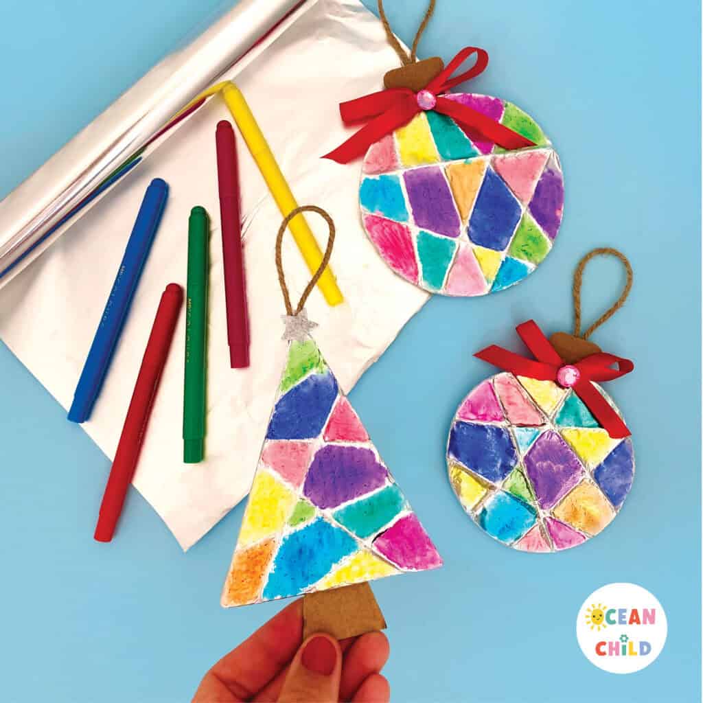 Foil Coloring Craft kids