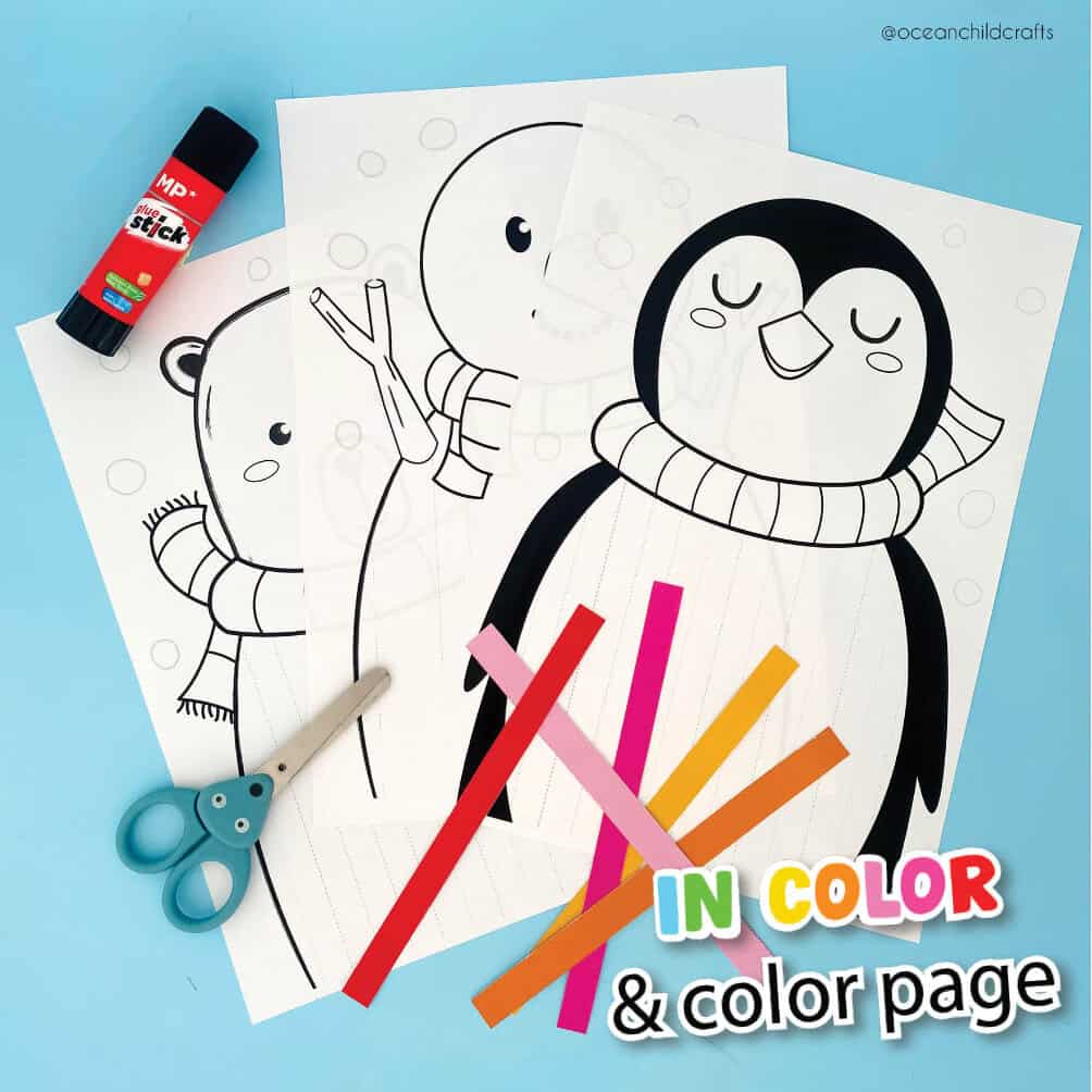 Printable Winter Coloring Pages