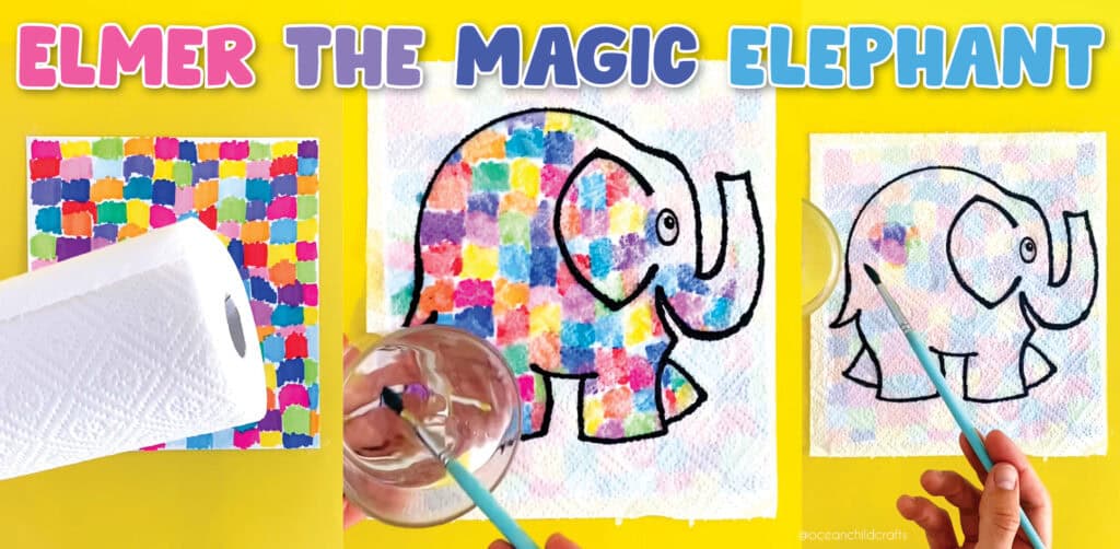 Free Elmer The Elephant Craft Printable