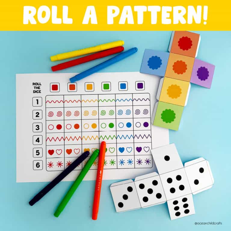 Roll The Dice And Create A Pattern - Ocean Child Crafts