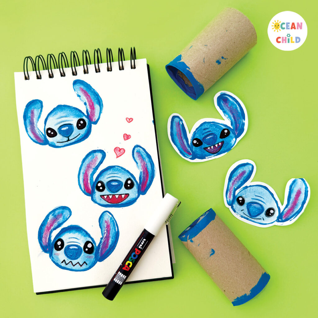 Easy kids crafts Lilo And Stitch