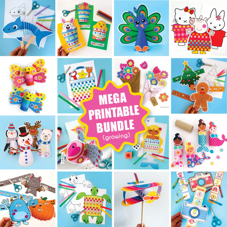 BIG GROWING Year-Round Craft & Activity Bundle Seasonal Printables & Holiday Fun