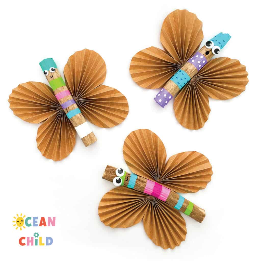 Butterfly Craft With Nature Materials