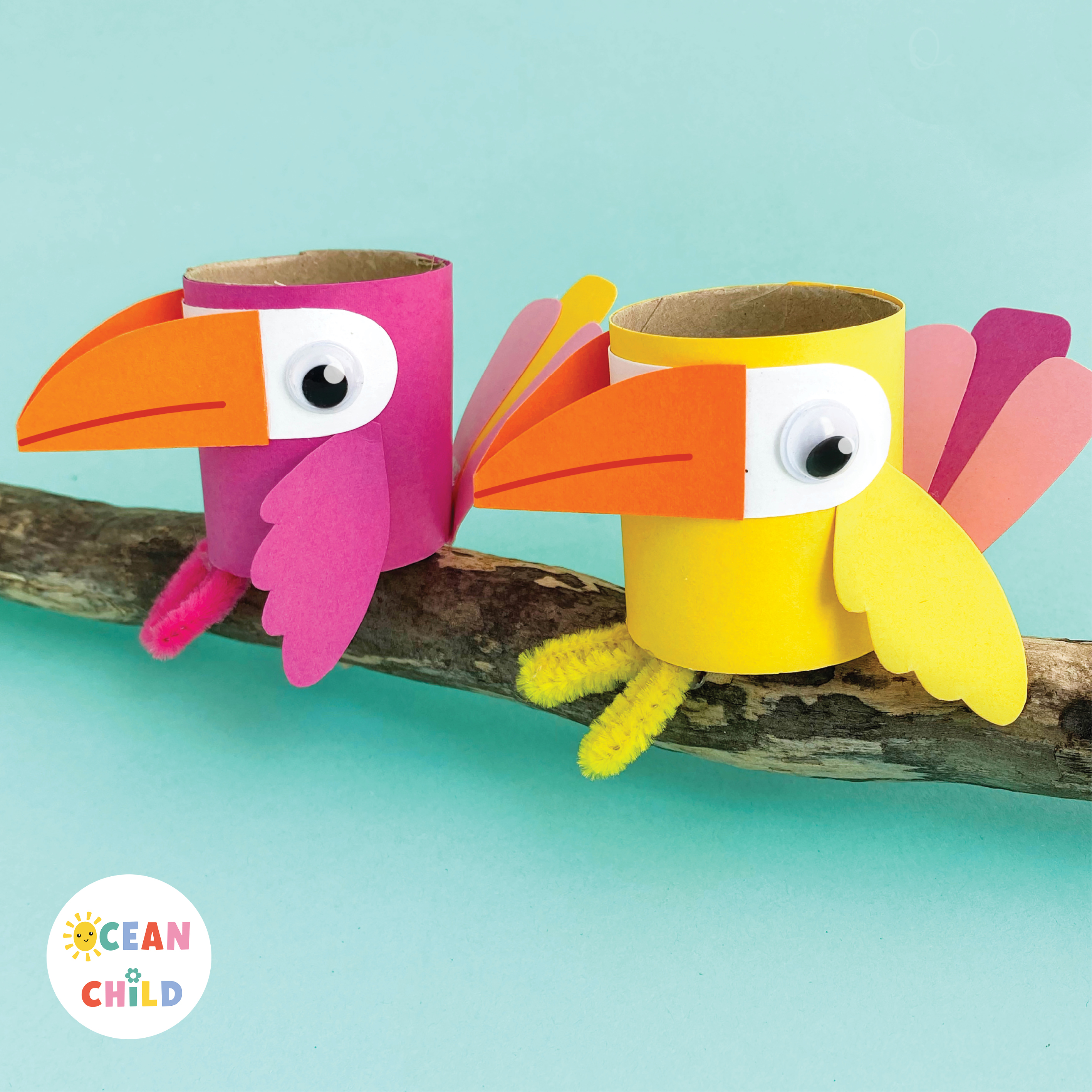 Paper Roll Birds