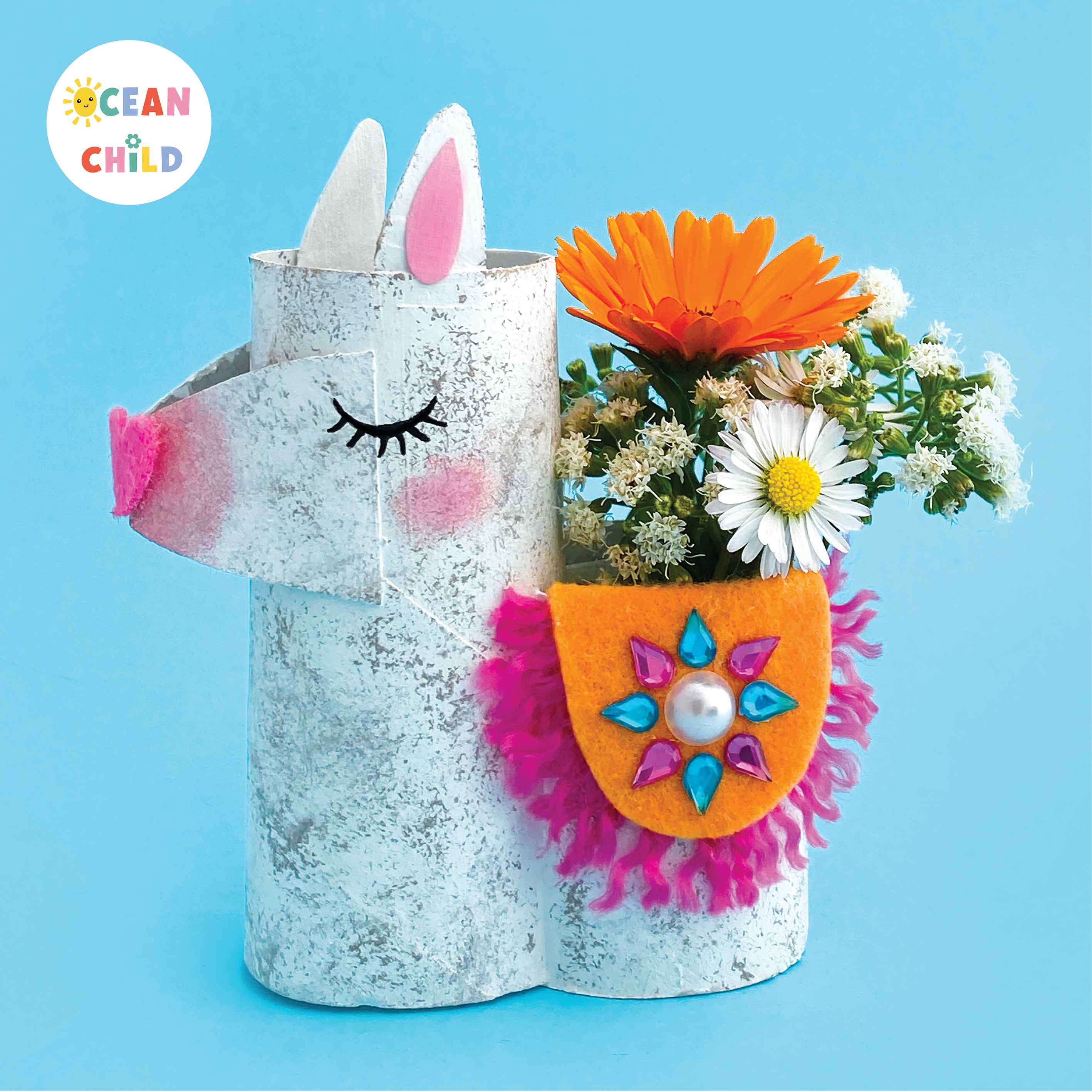 Paper Roll Craft Lama, a Fun List With Paper Roll Crafts For Kids