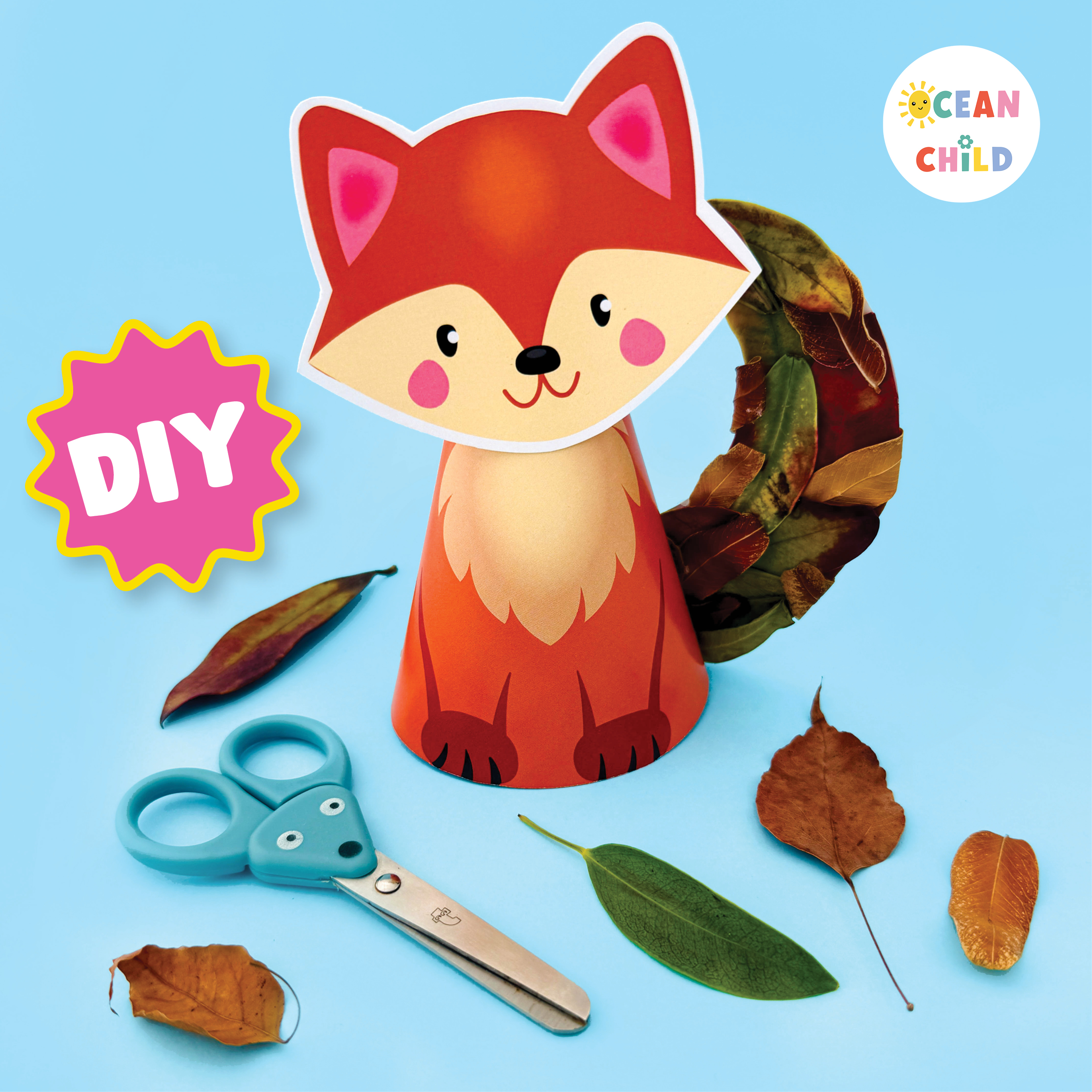 Craft a Fox With Printable Template