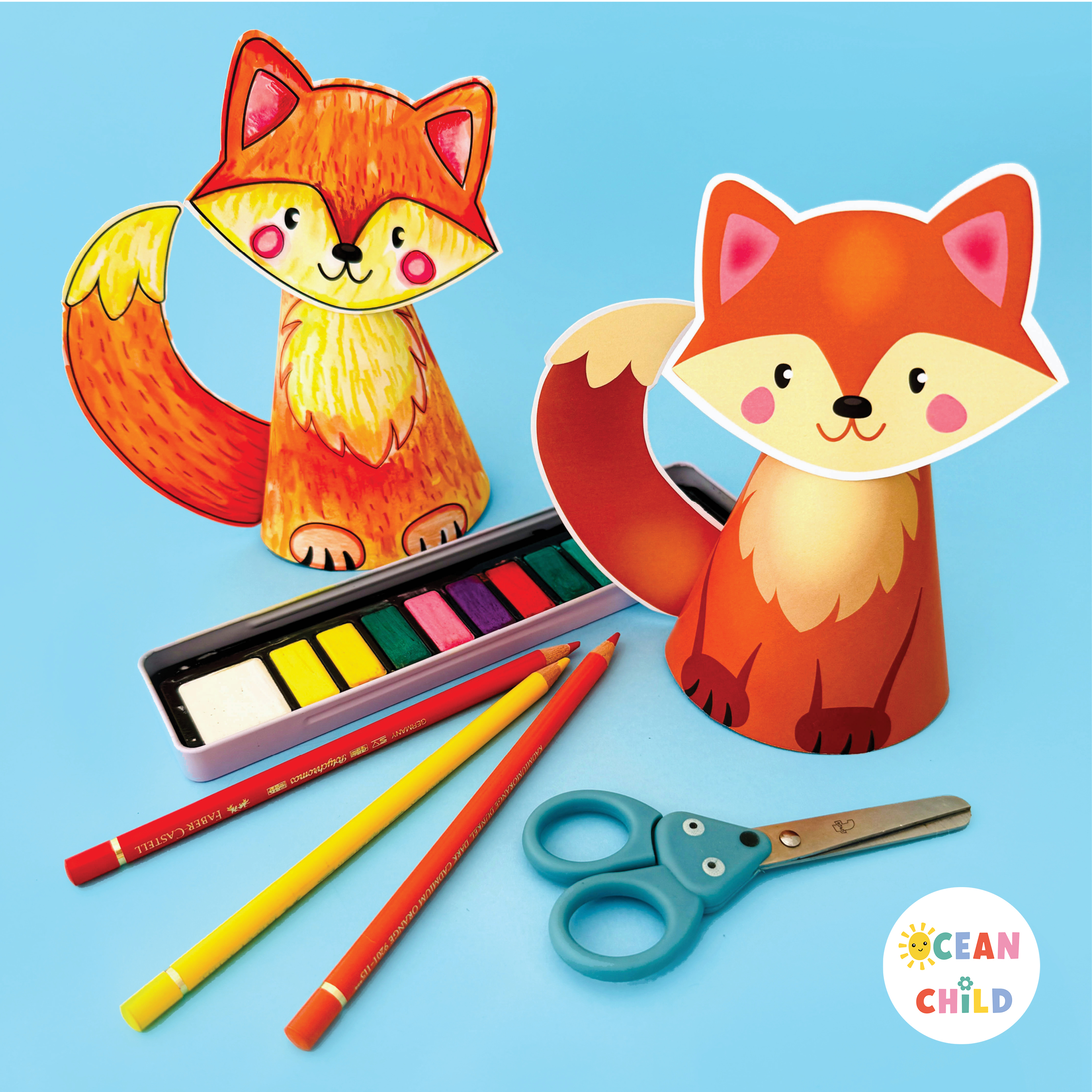 DIY fall craft for preschool and Elementary
