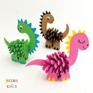 Dinosaurs From Pinecones