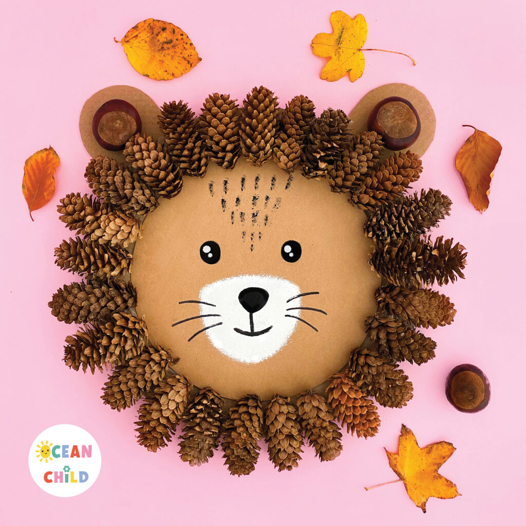 Fall Pinecone Lion