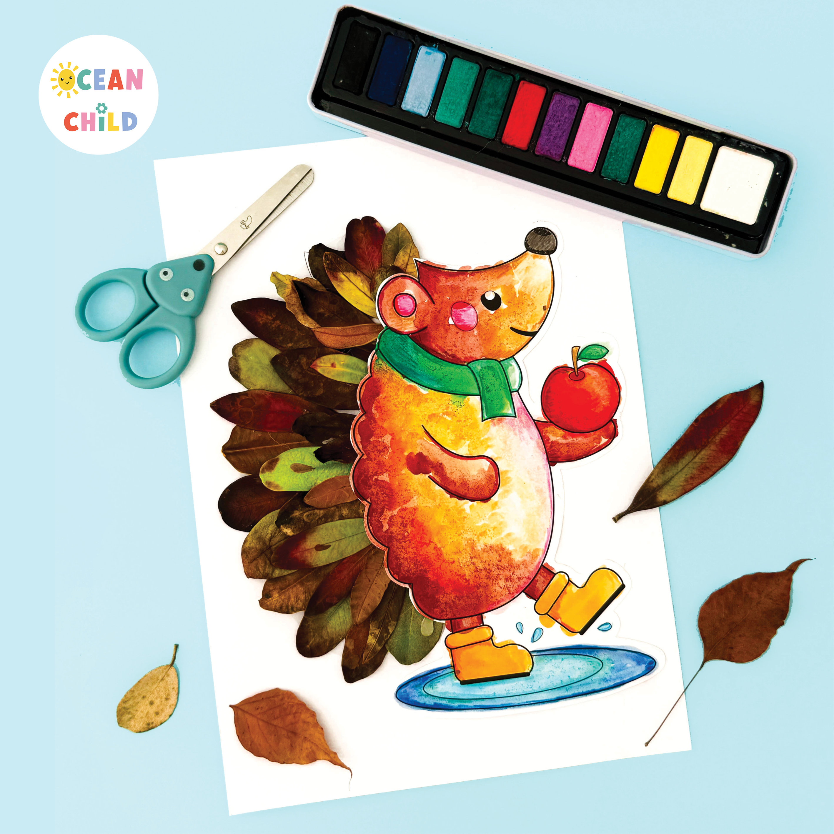 Hedgehog Craft With a Nature Touch