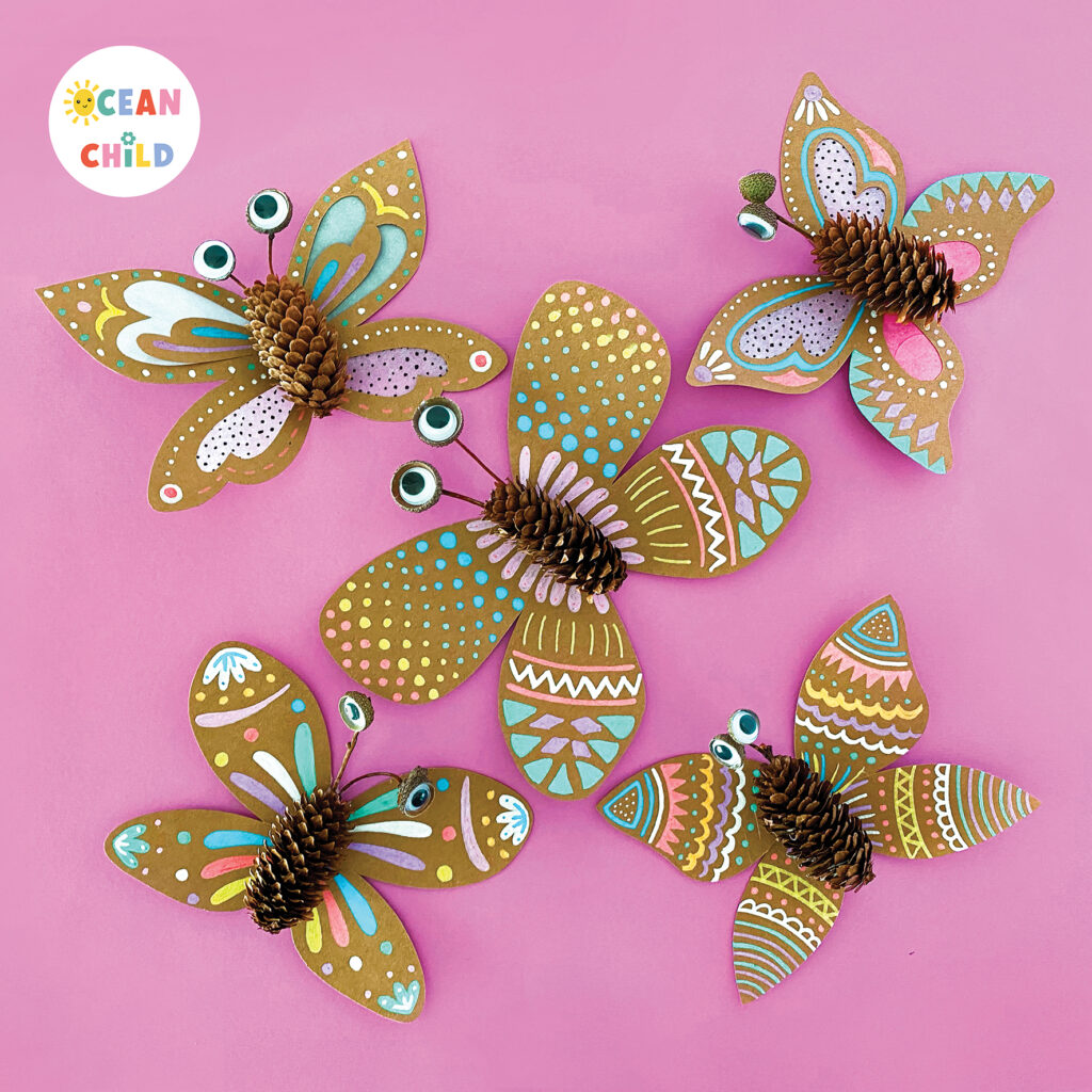 Pinecone Butterflies