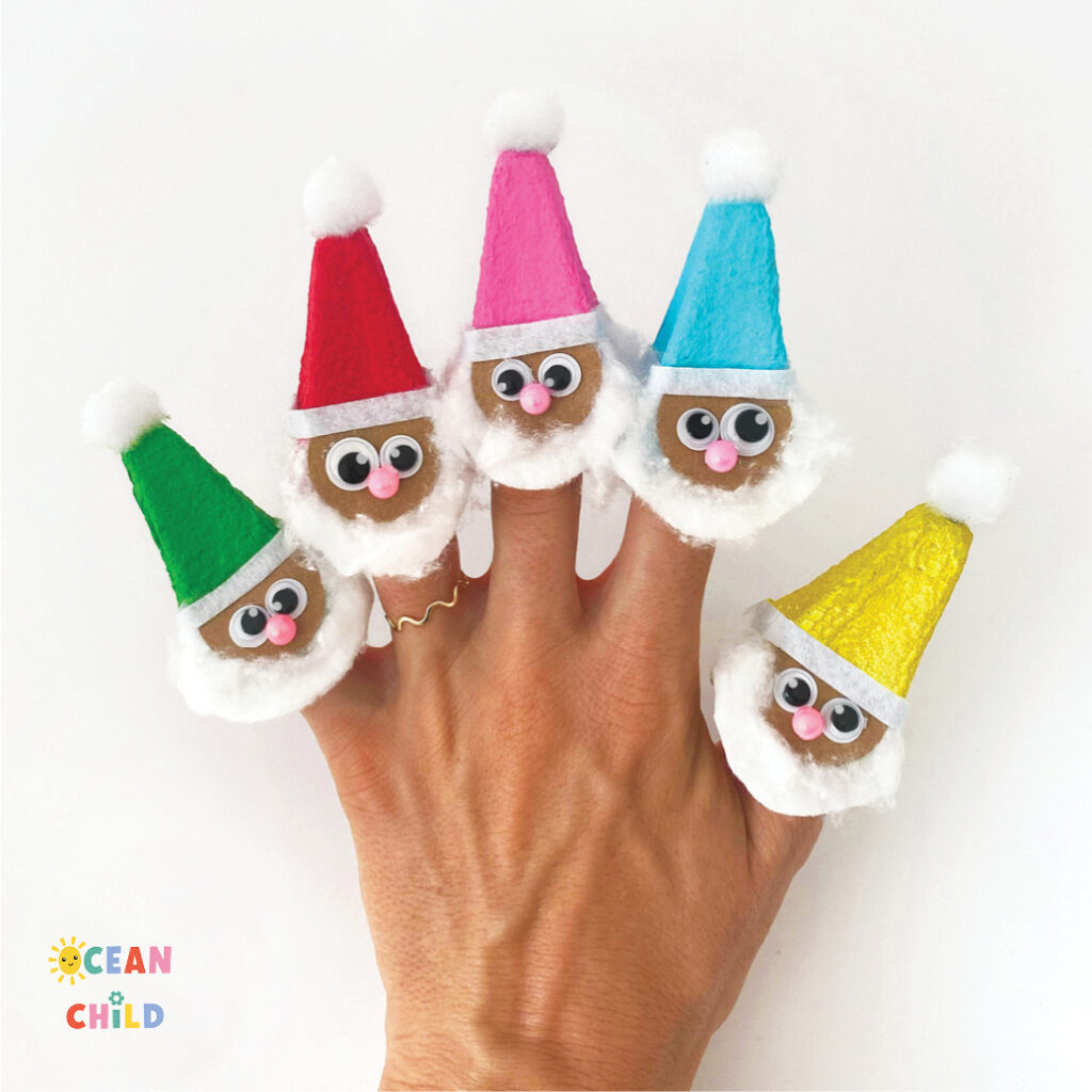 Egg Carton Christmas Crafts