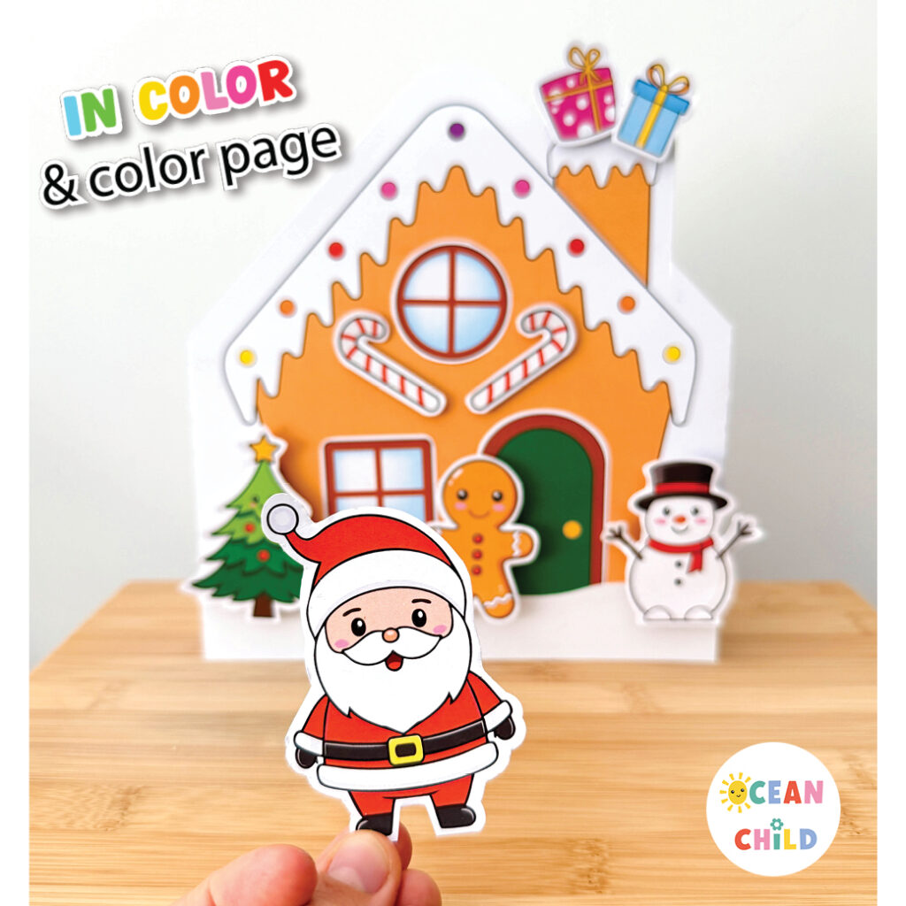 Santa Low Prep Craft Kids