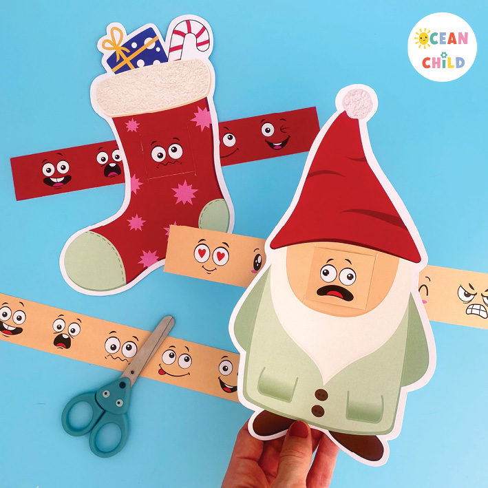 Christmas paper craft PDF download