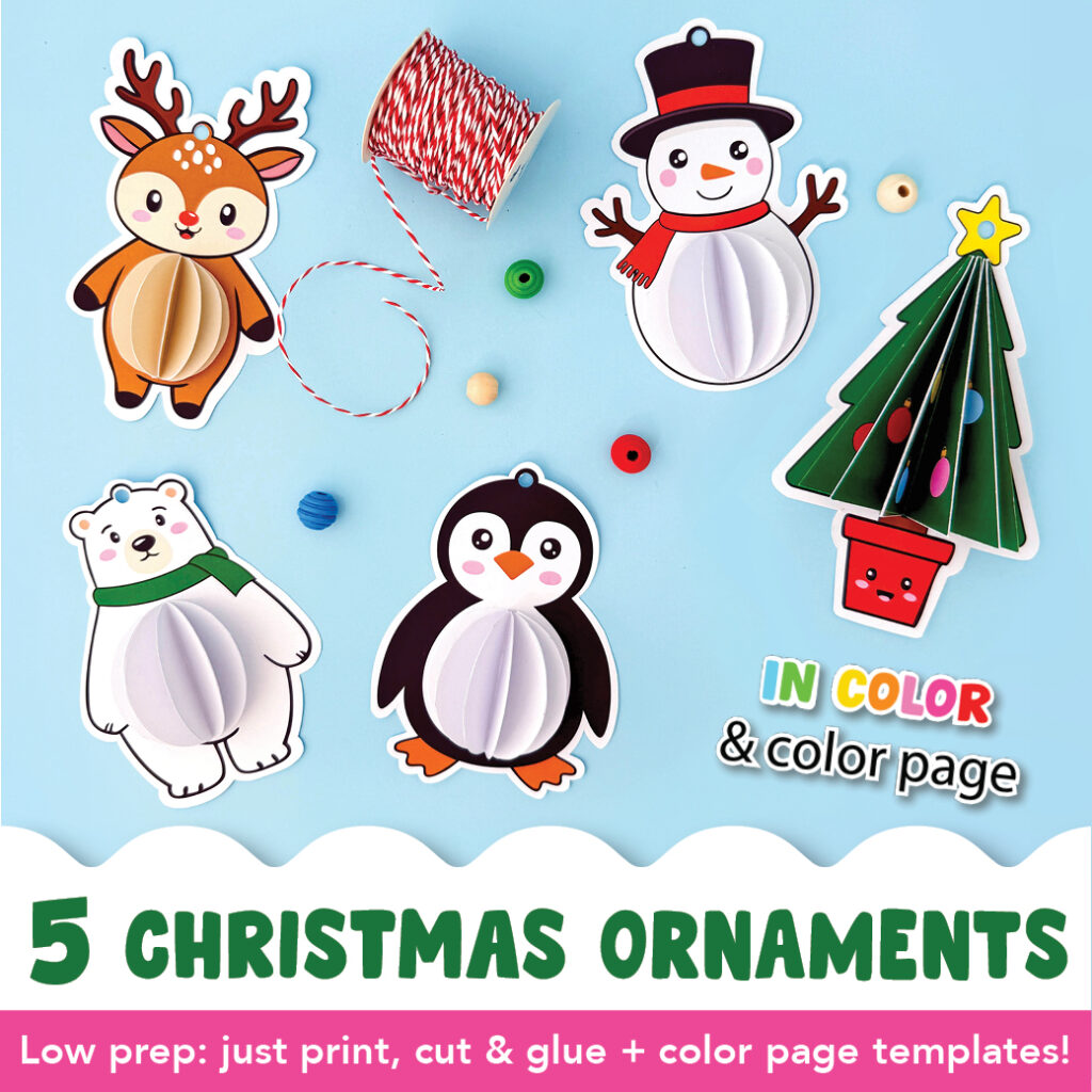 DIY Christmas Ornaments Low Prep