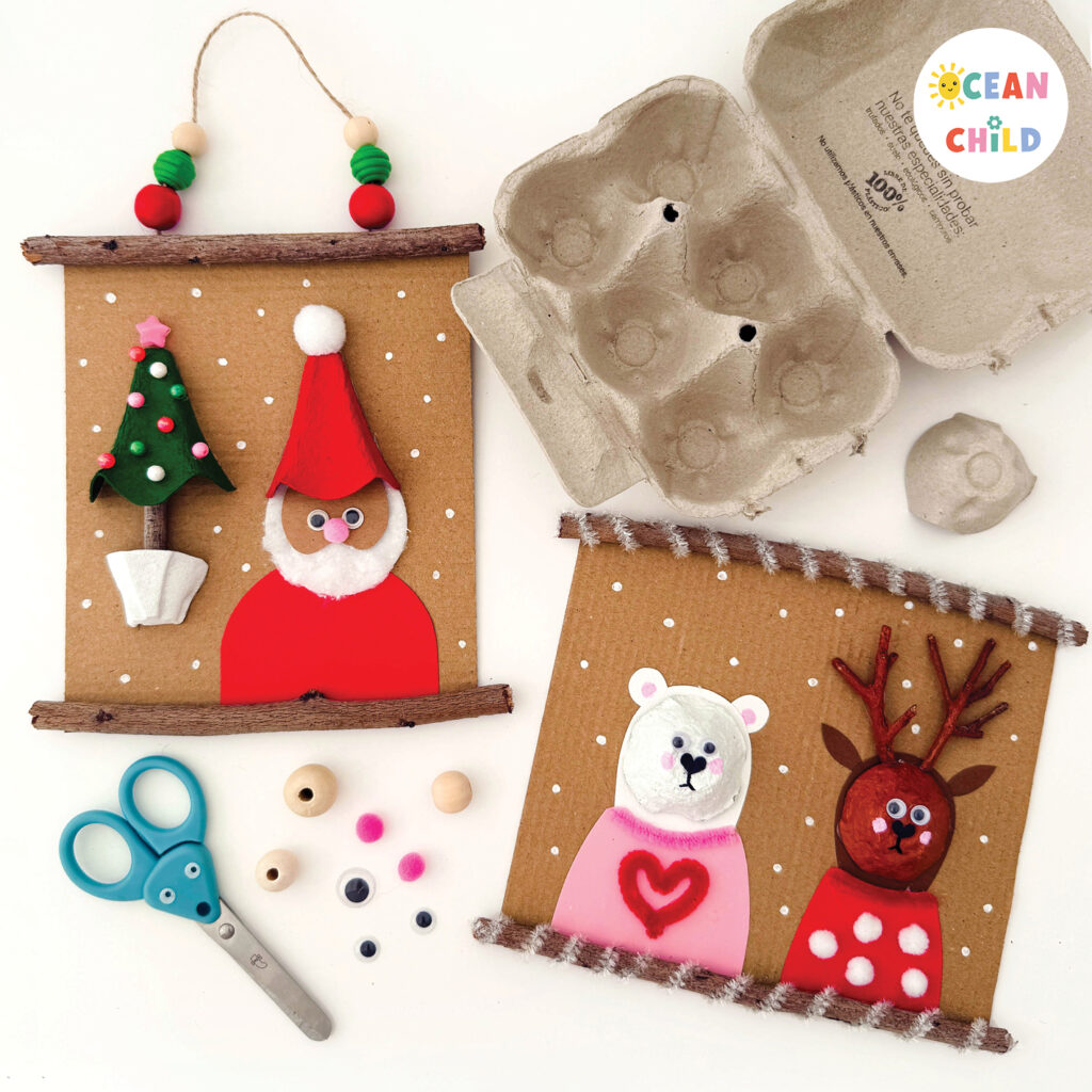 Fine motor skills Christmas craft
