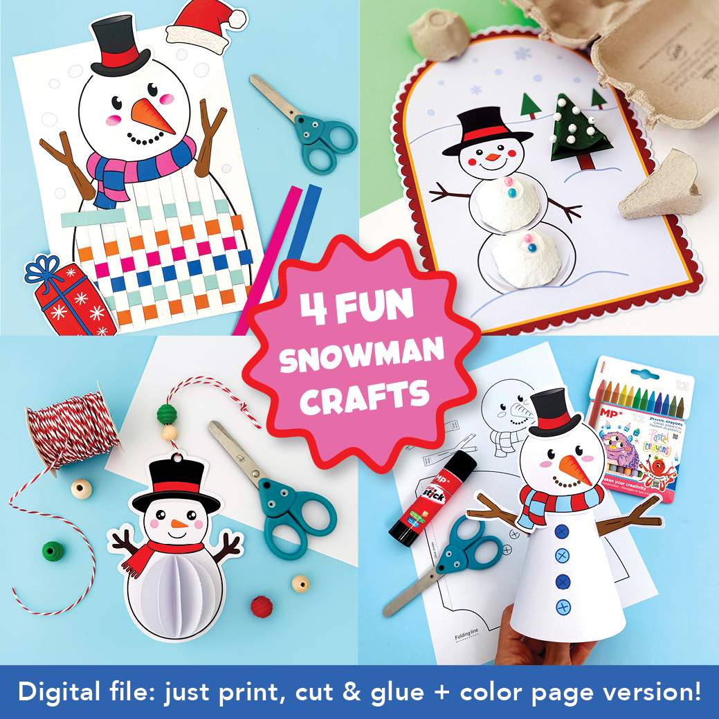 Snowman Crafts For Kids