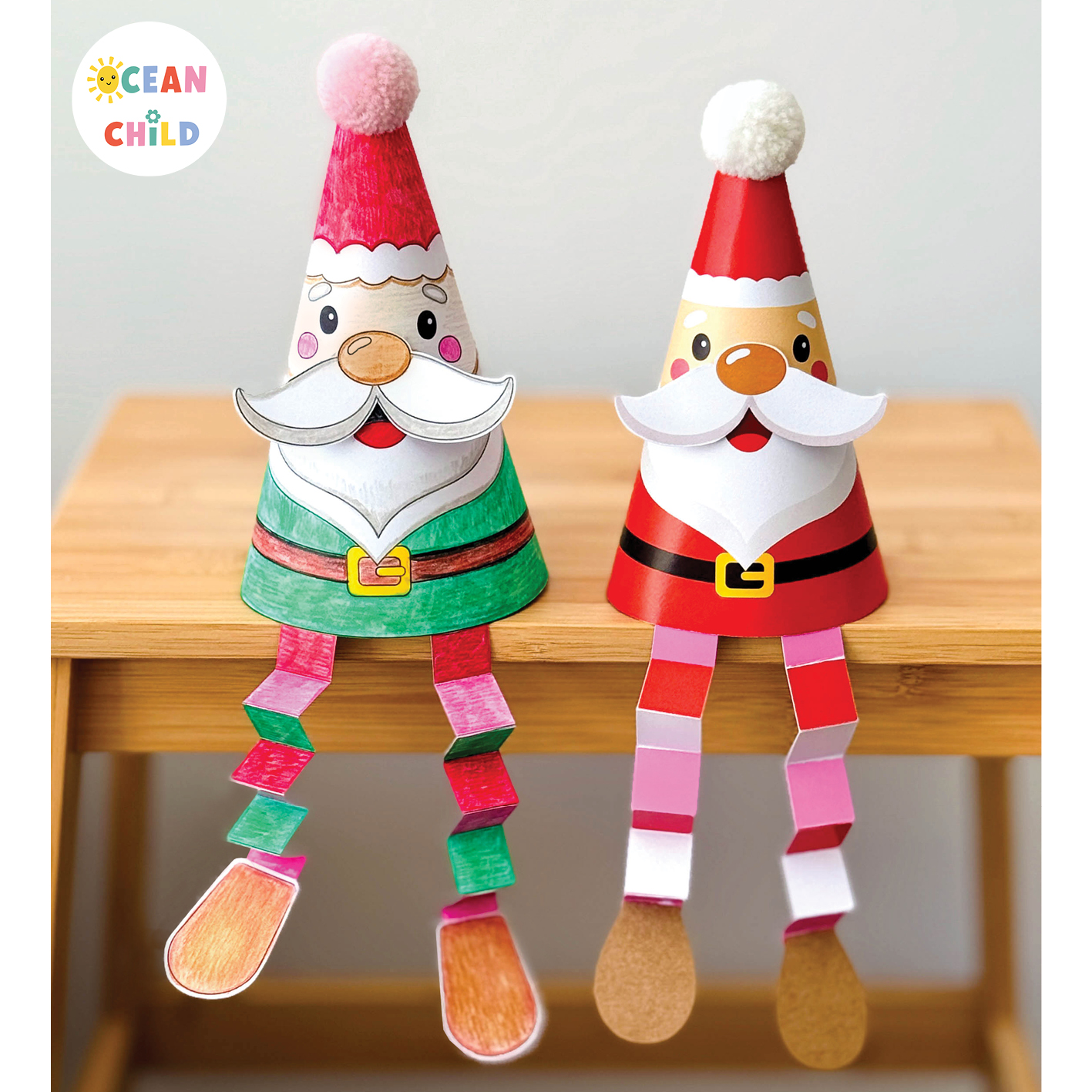 TPT Christmas craft printables