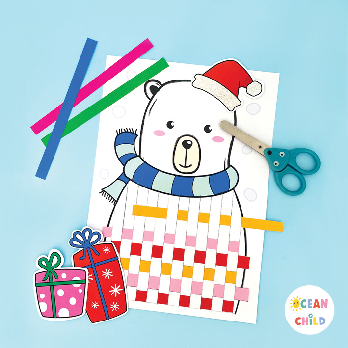 easy low-prep Christmas crafts for classroom centers