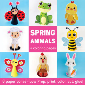 Animal Spring Season Craft Printable Bundle