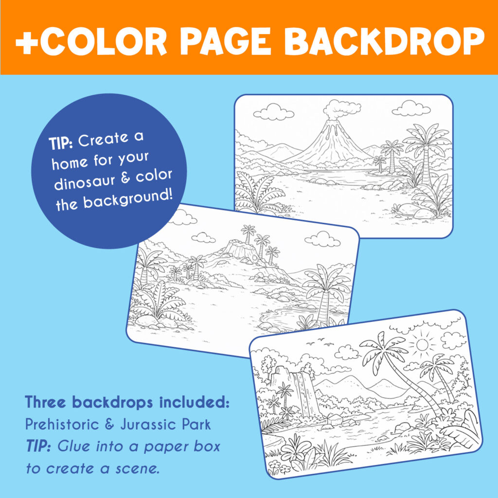 Dinosaur Coloring Page